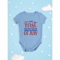 thumbnail image 3 of My First Fourth Of July Bodysuit Infant -Image by Shutterstock,  6 Months, 3 of 4