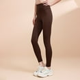 thumbnail image 6 of Chuancc Women's High Waist Workout Seamless Scrunch Booty Leggings Butt Lift Gym Fitness Girl Sport Active Yoga Pants Brown 3XL, 6 of 8