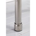 thumbnail image 4 of Kingston Brass KVPB37227W86 Dreyfuss 37" Ceramic Console Sink with Stainless Steel Legs (8-Inch, 3-Hole), White/Polished Nickel, 4 of 8