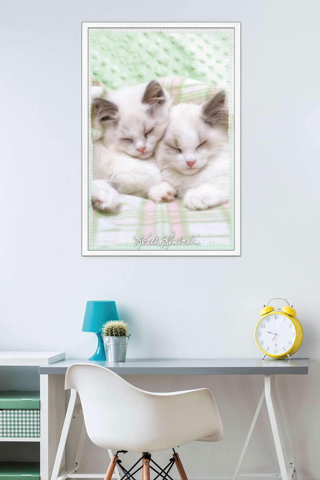 Keith Kimberlin - Kitten 09 Wall Poster, 22.375" x 34", Framed
