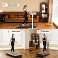 thumbnail image 2 of Walking Pad with Auto Incline for Home Office, Under Desk Treadmill with Double Shock Absorption, Walking Treadmill Pad with Smart APP & Remote Control, 300lbs Weight Capacity, 2 of 6