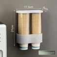 thumbnail image 1 of Disposable Cup Holder Automatic Water Dispenser Cup Dispenser Non Punching Paper Cup Holder Household Wall Mounted Dustproof Storage Rack, 1 of 4