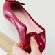 thumbnail image 2 of Zapatos Tacón para Mujer Bailarinas Con Lazo Cómodas Antideslizantes Fiestas Y, 2 of 9