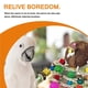 thumbnail image 2 of Juguete Para Masticar Loros Cáscara De Coco Maíz Sepak Takraw Juguete Forrajeo Trituradora Juguete Loro Jaula Trituradora Juguete Pájaro Loofah Juguete Para Cacatúa Loro Gris Africano Paloma Scienceny PT001281-00, 2 of 7