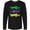 AB-Black, variant on Mardi Gras Holiday Alligators Long Sleeve T-Shirt