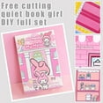 thumbnail image 4 of No Need To Cut Quiet Book Girl New Handmade Diy Full Set Of No Need To Cut And Paste Quiet Book, 4 of 9