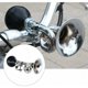 thumbnail image 4 of Bocina de bicicleta Apuakthei, timbre de bicicleta, timbre de trompeta para bicicleta, bocina de metal retro para bicicleta, con abrazadera ajustable, bocina para adultos y niños - No electrónica, 4 of 5