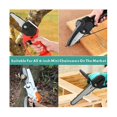 thumbnail image 4 of 5 Pieces 6 Inch Mini Chainsaw Chain With 2 Pcs Replacement Saw Chain Bar For Cordless Electric Portable Mini Chainsaw, 4 of 5