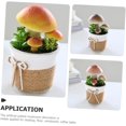 thumbnail image 4 of 4pcs Simulée Mousse Mini Champignon Mini Poted Jardin Décoration Ornements Petit Champignon, 4 of 5