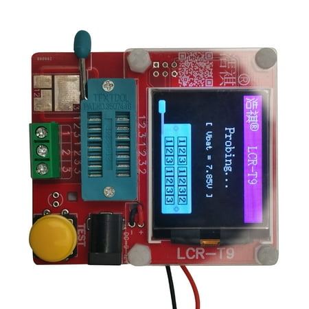 

Tomshoo Multifunction Transistor Tester with TFT Digital Display Transistor Tester Inductance Capacitance ESR Meter Diode PNP/ NPN Transistors Auto Testing