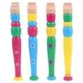 thumbnail image 1 of Miangastore Flute Yellow Plastic 4Set 8.0X0.9X0.9In, 1 of 9