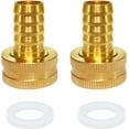 thumbnail image 4 of YOUHO  GHT 3/4 to 1/2 Hose,Garden Hose Adapter Swivel Fitting, for Most Rain Bird, Orbit, Dig, Toro 7/16 or 1/2 Tubing x 3/4" GHT,2 pcs, 4 of 6