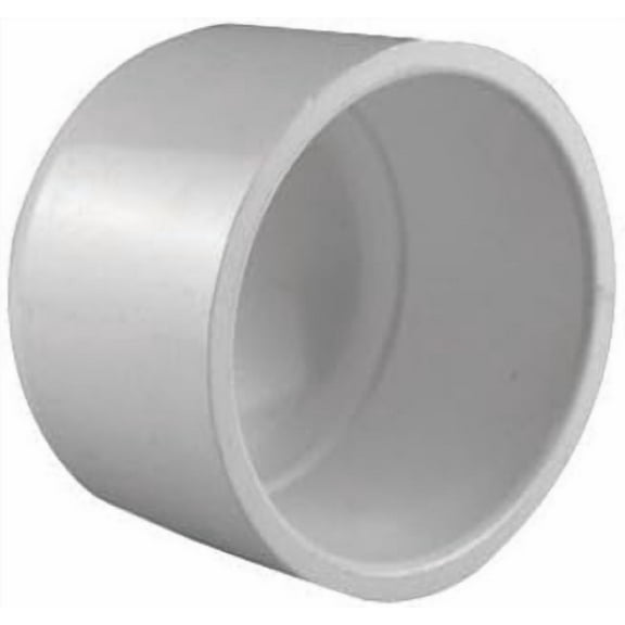 Charlotte Pipe Schedule 40 3/4 in. Socket x 3/4 in. Dia. Socket PVC Cap