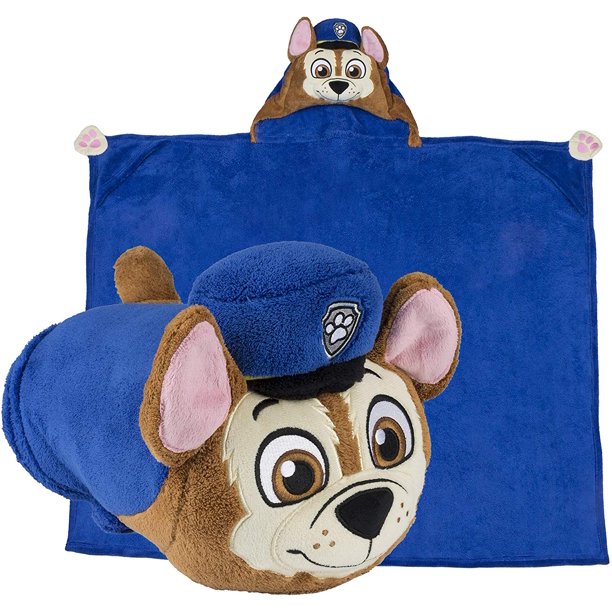 paw patrol hooded blanket