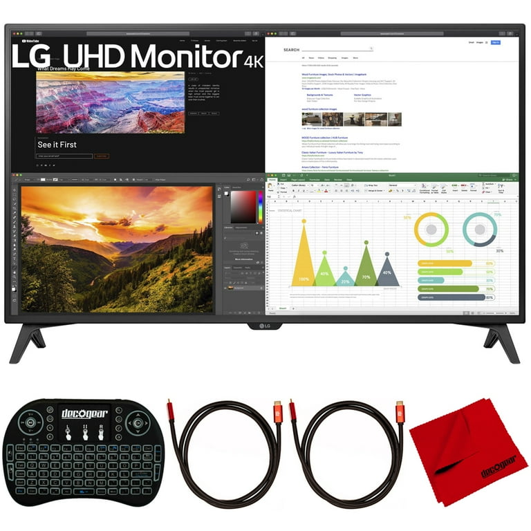 LG 43UN700T-B 43-inch 4K UHD 3840x2160 IPS USB-C HDR 10 Monitor