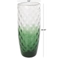 thumbnail image 3 of DecMode 20" Handmade Ombre Green Glass Vase, 3 of 10