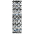 thumbnail image 2 of SAFAVIEH Canyon Grosvenor Distressed Shag Runner Rug, Gray/Ivory, 2'2" x 8', 2 of 11