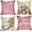 MIX -4PCS, variant on Hello Spring Tulip Flower Bike Decorative Throw Pillow Covers 18 x 18 Set of 4, Bloom Grow Love Spring Pink Porch Outdoor Home Decor, Bicycle Floral Butterfly Seasonal Couch Cushion Case