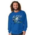 thumbnail image 5 of Alaska AK Last Frontier Smurfs Sweatshirt for Men or Women Brisco Brands M, 5 of 6