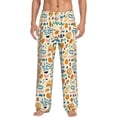 thumbnail image 2 of Lsque Peanuts 8 Print Men's Pajama Pants, Lounge Pant - Comfortable Home Wear,Elastic Waistband, Stylish Design-Large, 2 of 9