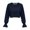 Navy, variant on New Women's Sweatshirt for Outdoor Running, Loose Long-Sleeve Top, Breathable and Can Be Worn as Outerwear.