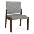 thumbnail image 1 of Pemberly Row Chaise d'Appoint Sans Accoudoirs pour Réception, Cadre en Bois, Gris, 1 of 5