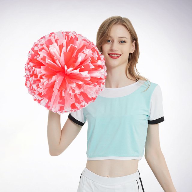2 Pcs Cheerleaders Fournitures de Fête à Main Fleur Colorée Activités Sportives Performance Décorations de Fête pour Femmes Remise de Diplômes Collège Décorations de Fête 2022 Robe de Fête Décorations de Fête