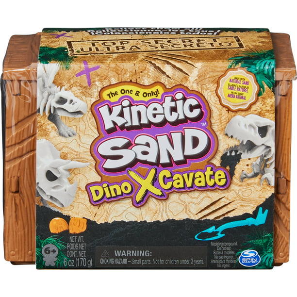 Kinetic Sand, Dino XCavate, Made with Natural Sand, Play Sand for Kids - Walmart.com