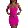 thumbnail image 4 of Fortune Women Vest Sleeveless Straps Crop Top Basic Slim Cami Tank Top, 4 of 9