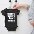 thumbnail image 5 of Crying Because Not Hunting Hunter Romper Boys or Girls Infant Baby Brisco Brands 12M, 5 of 6