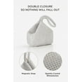 thumbnail image 2 of Women's Rhinestone Clutch Evening Bags Sparkly Glitter Triangle Purse for 1920s Party Prom Wedding, 2 of 6