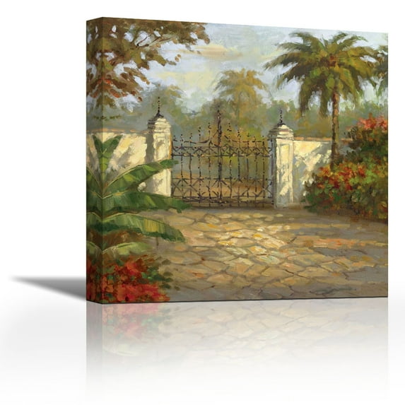 Porta Celeste I - Square Crop - Contemporary Fine Art Giclee on Canvas Gallery Wrap - wall décor - Art painting - 36 x 36 Inch - Ready to Hang