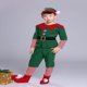 thumbnail image 4 of Ropa navideña para niños, ropa de duende navideño, cosplay, ropa para padres e hijos, festival, ropa navideña verde para hombres y mujeres adultos, 4 of 6