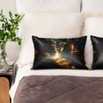 thumbnail image 2 of KLL Magical Tarot Reading Pattern Silk Pillowcase for Hair and Skin Standard Size 20"X 30" Soft Breathable Pillow Covers for Sleeping, 2 of 6