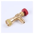 thumbnail image 2 of R410a R22 Refrigeration Tool Air Conditioning Safety Valve Adapter 1/4" 5/16" Inch Thread Charging Hose Valves ,Easy to Install, 2 of 4