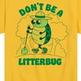 thumbnail image 3 of Instant Message - Don't Be A Litterbug - Toddler And Youth Short Sleeve Graphic T-Shirt, 3 of 6