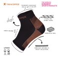 Thx4 Copper Compression Recovery Foot Sleeves for Men & Women, Copper