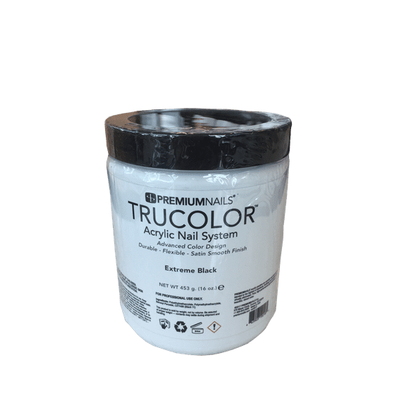 Premium Nails Powder 16 oz - Extreme Black