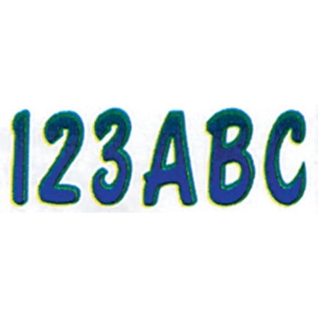 Hardline Boat Lettering Registration Kit 3 in. - 200 Purple/Teal