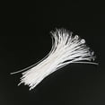 thumbnail image 4 of Candle Wicks with Cotton Core for Candle Making White Low Smoke No Bad Smell 100pcs 14CM, 4 of 5