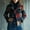 Plaid, variant on MORTTIC Women's Retro Single-Breasted Blazer with Stand Collar Fall Winter Casual Formal Vintage Jacket Plaid，S