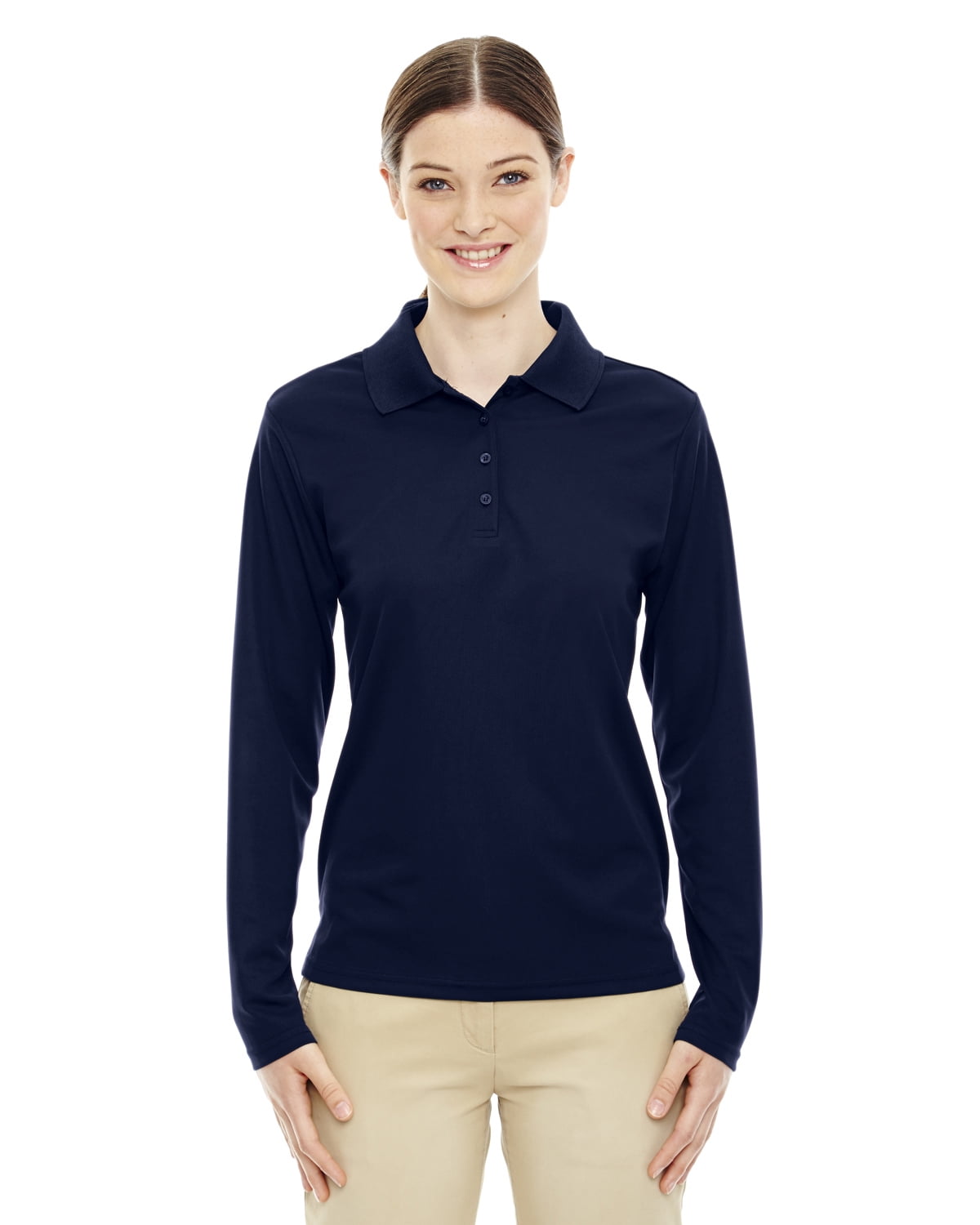 Core 365 78192 Ladies Pinnacle Performance Long-Sleeve PiquÃƒÂ