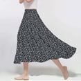 thumbnail image 1 of Jupes pour Femmes, Jupe Décontractée à Fleurs Imprimées Taille Élastique en Ligne, 1 of 2