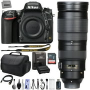 Nikon D750 24.3MP 1080P FX DSLR Camera w/ 3.2" LCD - Wi-Fi & GPS Ready - 6.5 fps - Built-in Flash - Nikon AF-S 200-500mm f/5.6E ED VR Lens - 64GB SD Memory Card - 10PC Package