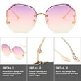 thumbnail image 3 of Gafas de sol degradadas gafas de sol de flores de mariposa gafas de sol de tendencia de moda, hechas de metal, 3 of 5