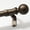 Bronze, variant on Long Silver Curtain Rod 36-122 Inch, 1 Inch Adjustable Heavy Duty Curtain Rods for Windows, Decorative Modern Window Treatment Rods, Splicing Metal Drapery Pole, Easy Installation