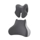 thumbnail image 4 of Almohada de apoyo lumbar con almohada para reposacabezas, soporte para la espalda de silla de oficina con espuma viscoelástica para la espalda baja Gris oscuro, 4 of 8