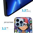 thumbnail image 4 of Funny Cartoon Anime Pokemon Pikachu (1) Phone Case Compatible with iPhone 13 Case Triple camera TPU Protective Cover Gift For IP13 Pro Max-6.7in, 4 of 6