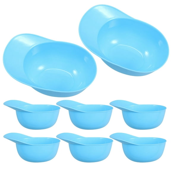 VERDANVERSE Baseball Ice Cream Bowl 10Pcs Sky-Blue Color For Snacks And Desserts