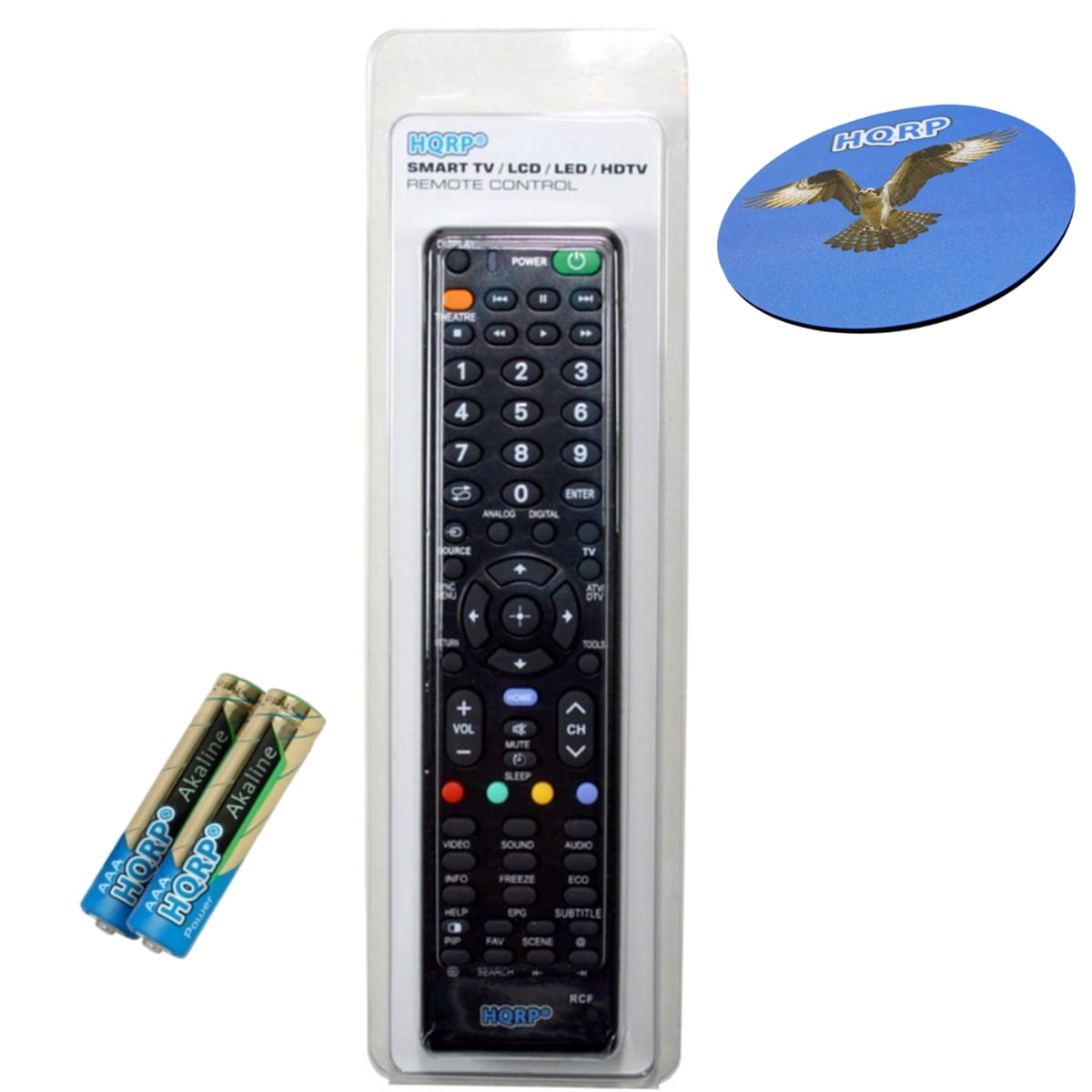 HQRP Remote Control for Sony KDL52XBR6, KDL52XBR7, KDL52XBR9, KDL